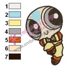 Aang Avatar The Last Airbender Embroidery Design